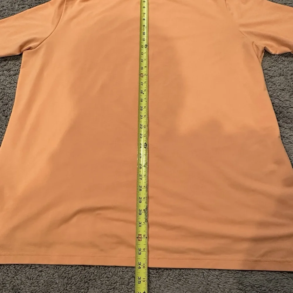 Ralph Lauren RLX Wicking Polo Men's XXL Orange Performance Golf Shirt Stretch